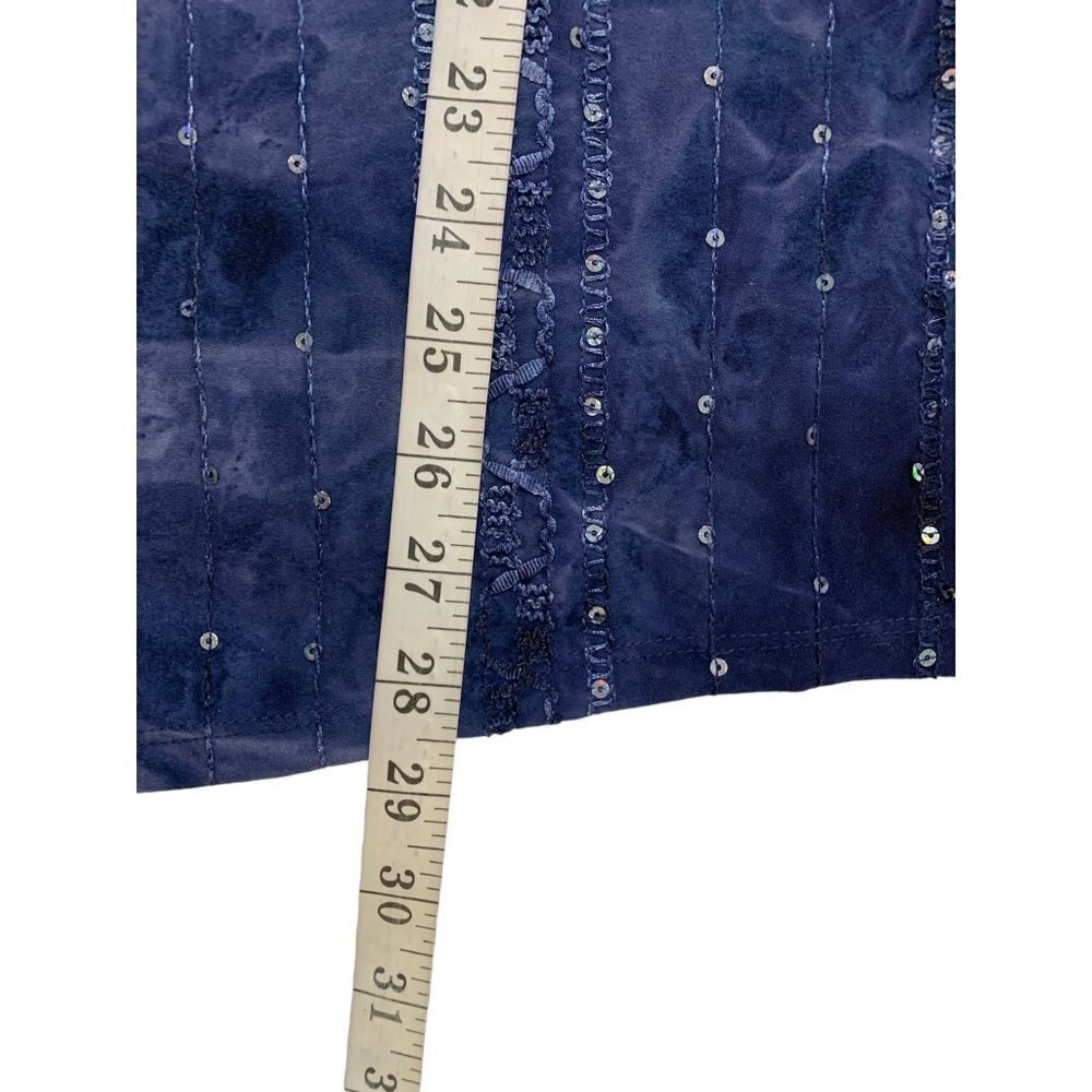 Dressbarn Women's Blue Blouse - Picture 7 of 7